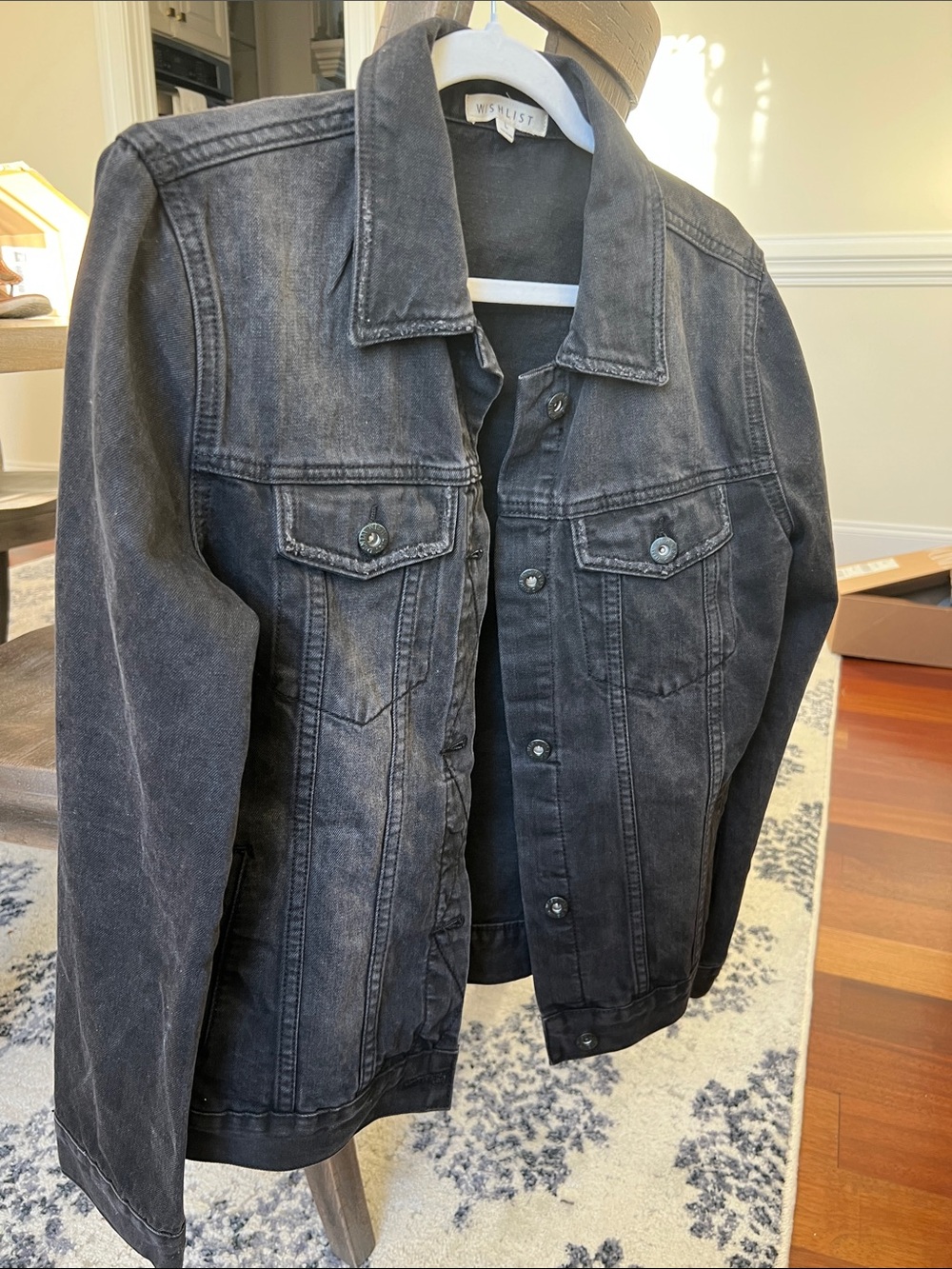 Wishlist Washed Black Denim Jacket